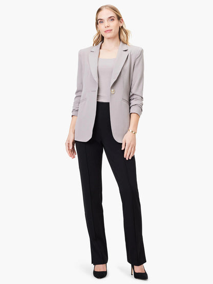 Avenue Side Slit Straight Pant