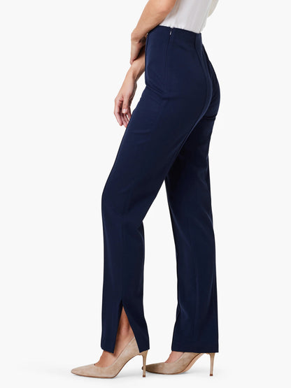 Avenue Side Slit Straight Pant