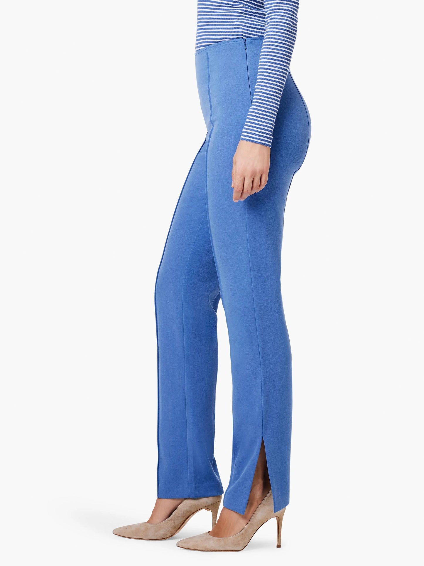 Avenue Side Slit Straight Pant