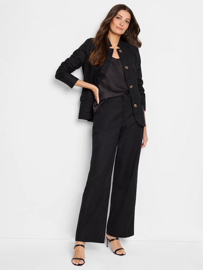 Linen Cotton Eliot Wide-Leg Pant