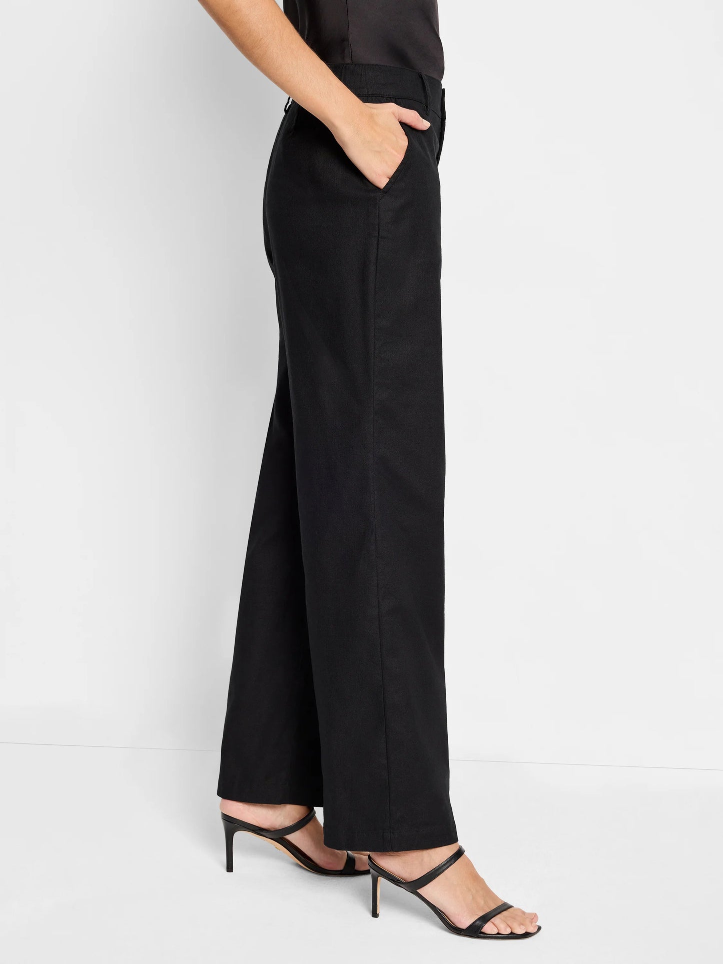 Linen Cotton Eliot Wide-Leg Pant