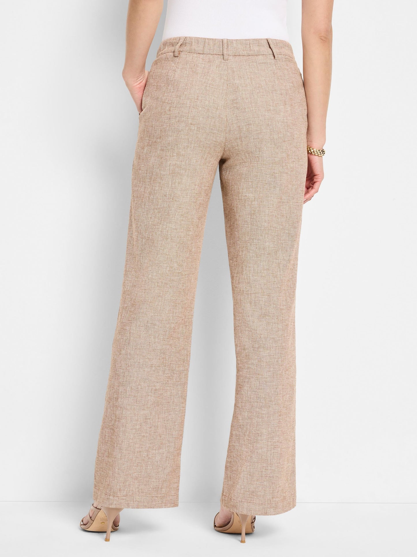 Linen Cotton Eliot Wide-Leg Pant