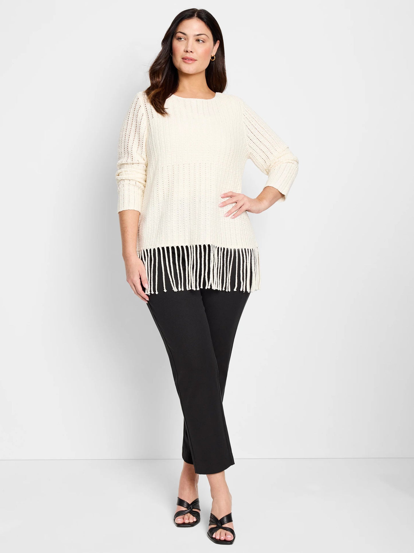 Cotton Bi-Stretch Copley Straight Ankle Pant