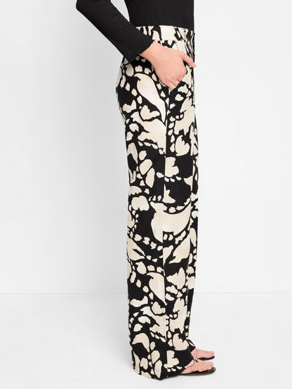Evening Petal Wide-Leg Pant