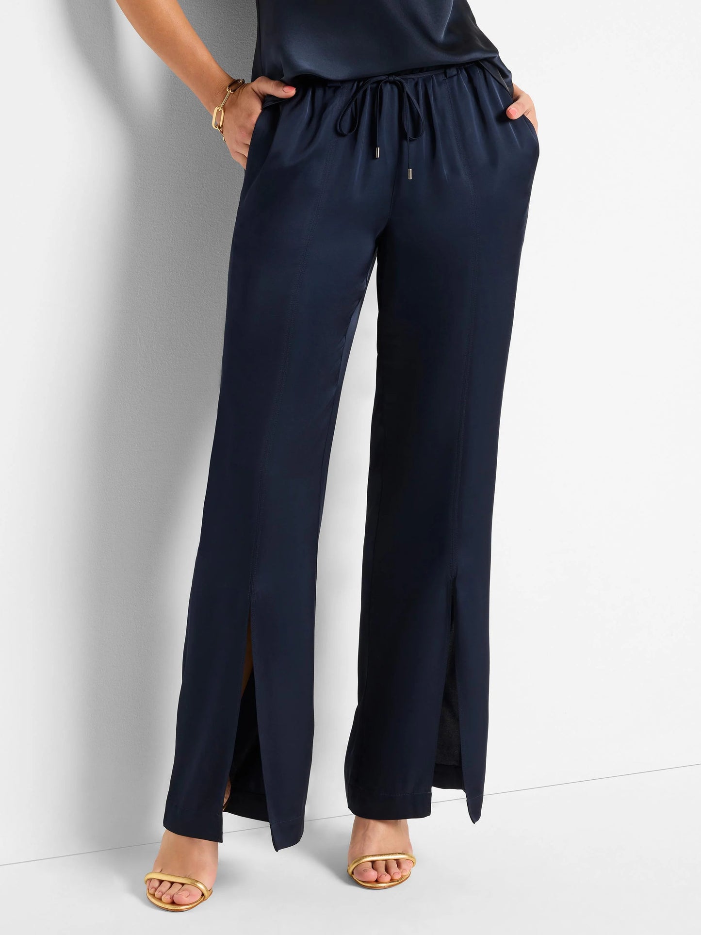Social Edit Front Slit Pant