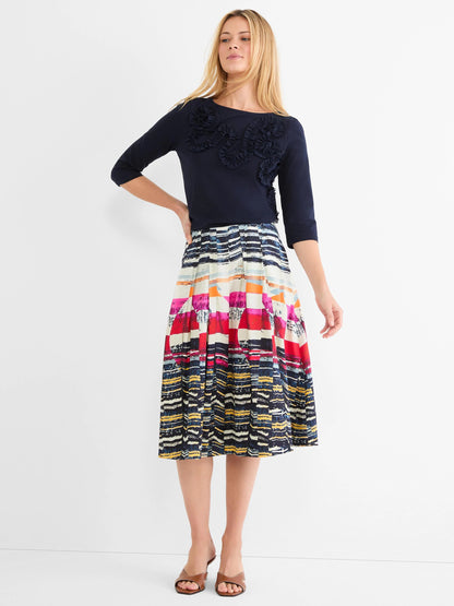 Mesh Applique Top