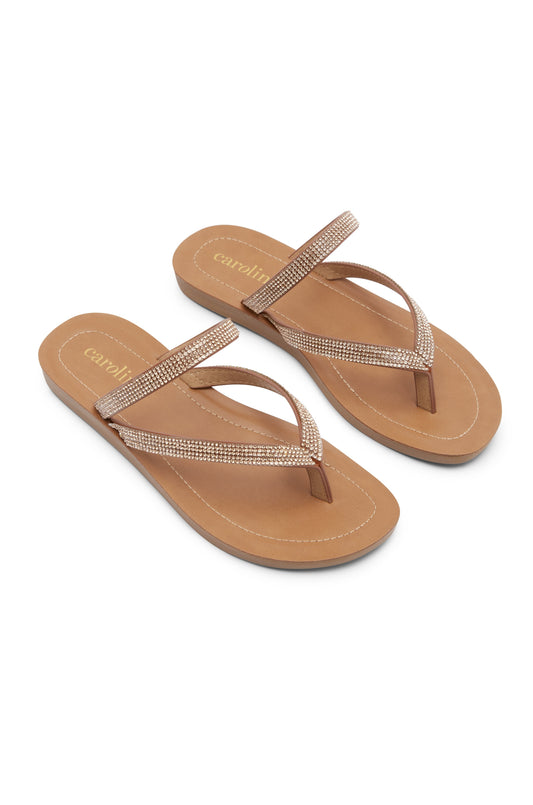 Samos Slides Rose Gold