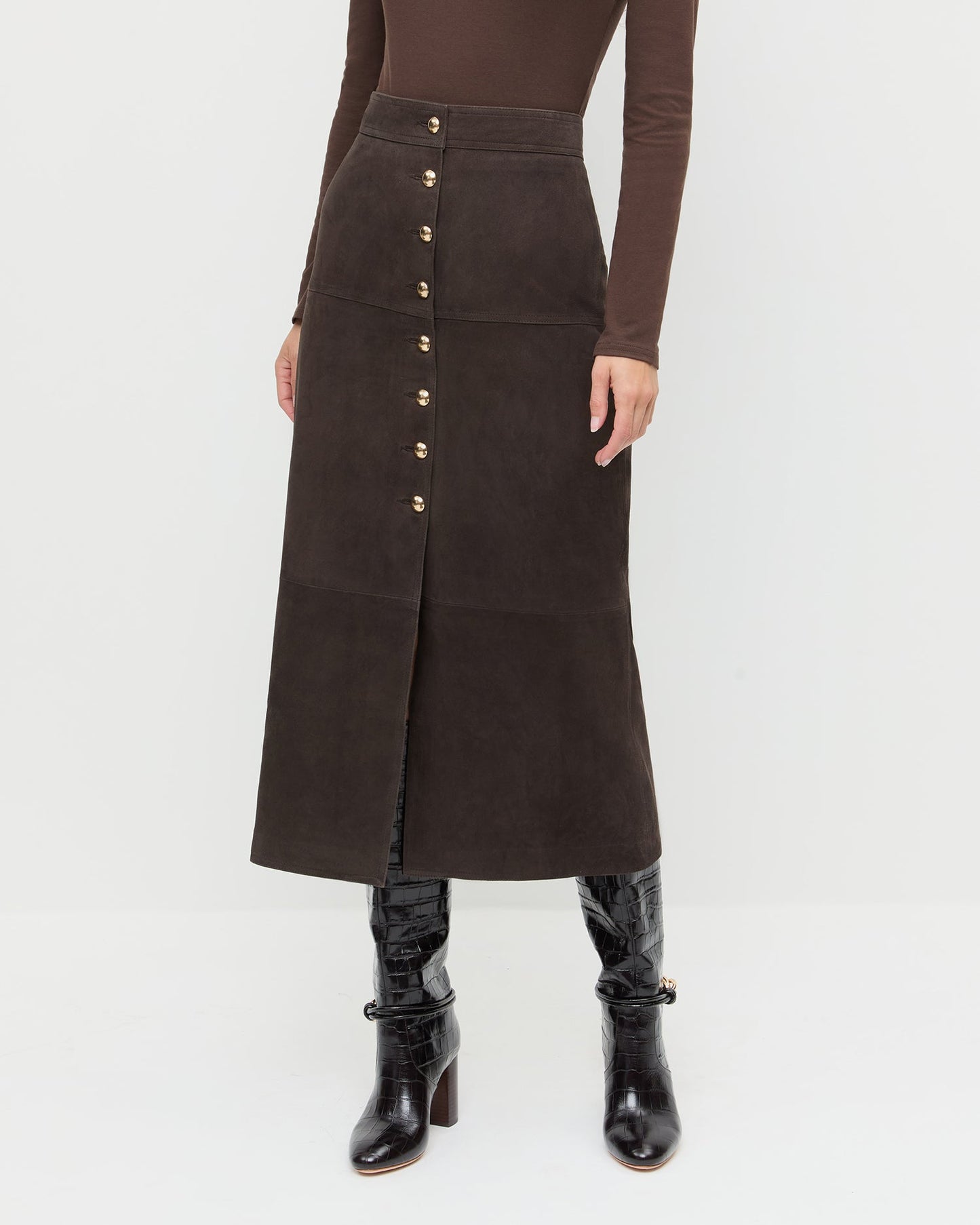 Tansy Suede Skirt