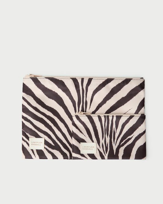 Tracy Zebra Pouch Set