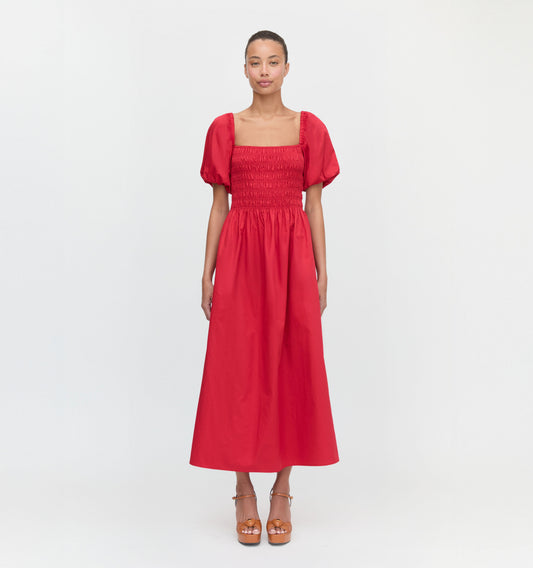 The Julia Dress - Carmine Red
