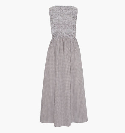 The Cosima Nap Dress - Chocolate Gingham