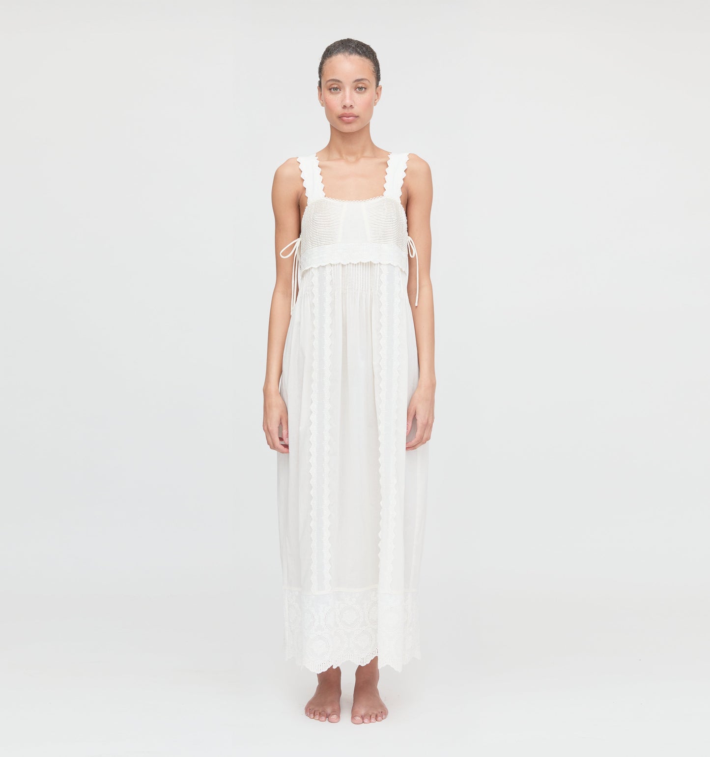 The Lux Nightgown - Soft Ivory