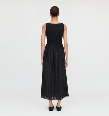 The Cosima Nap Dress - Black Fil Coupé
