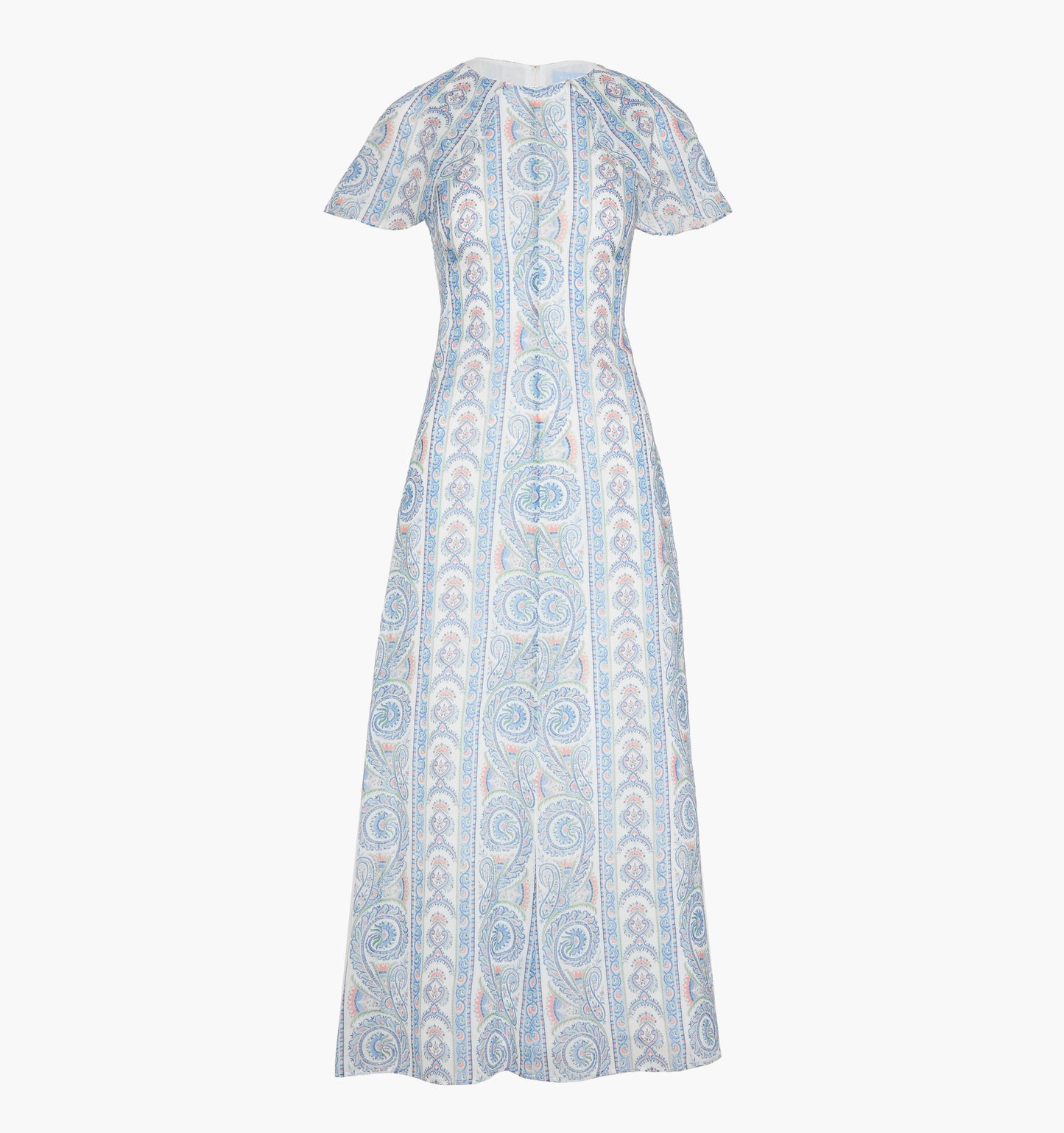 The Davina Dress - Blue Corsica Paisley