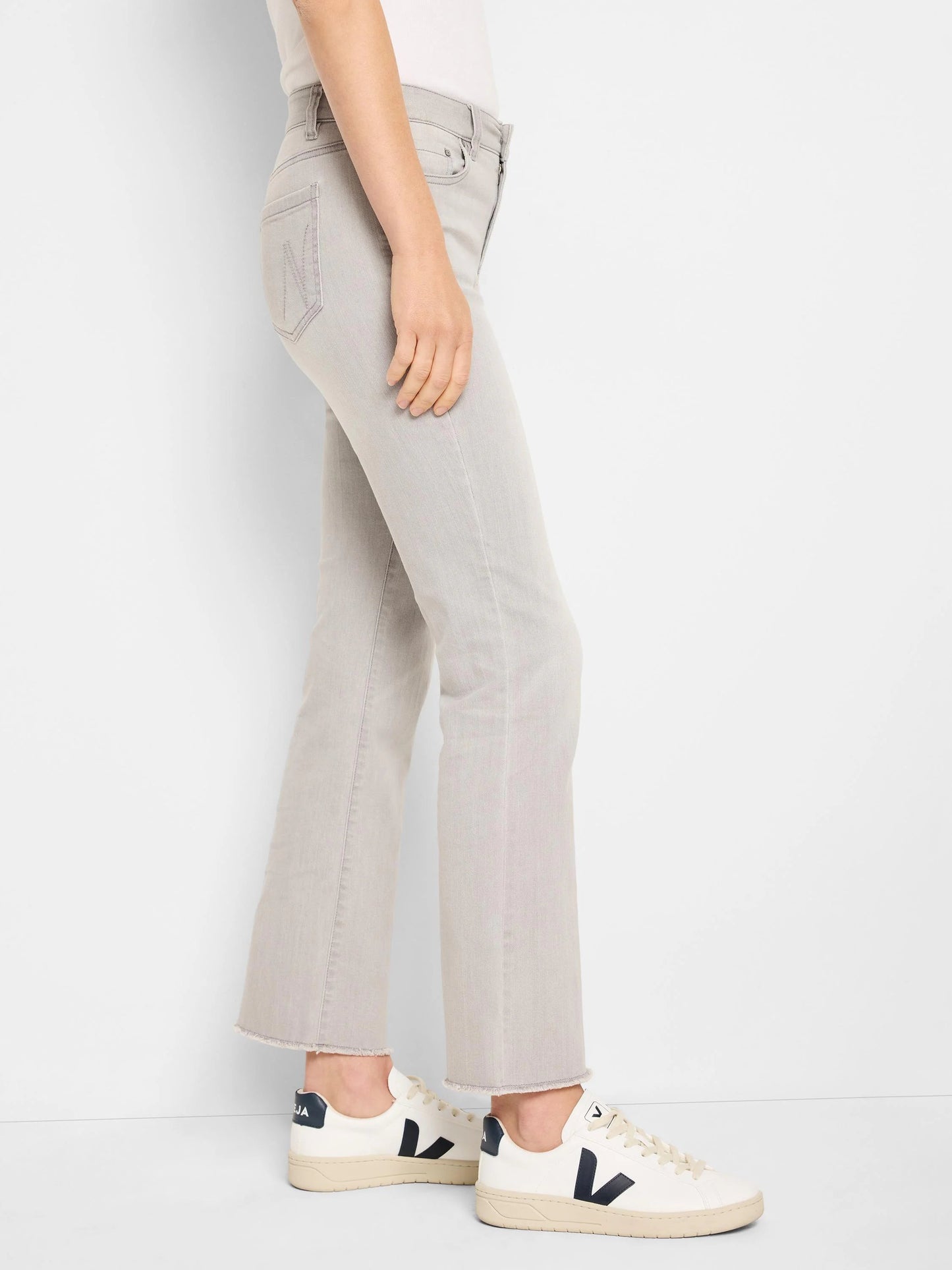 Mid Rise Demi Boot Jeans