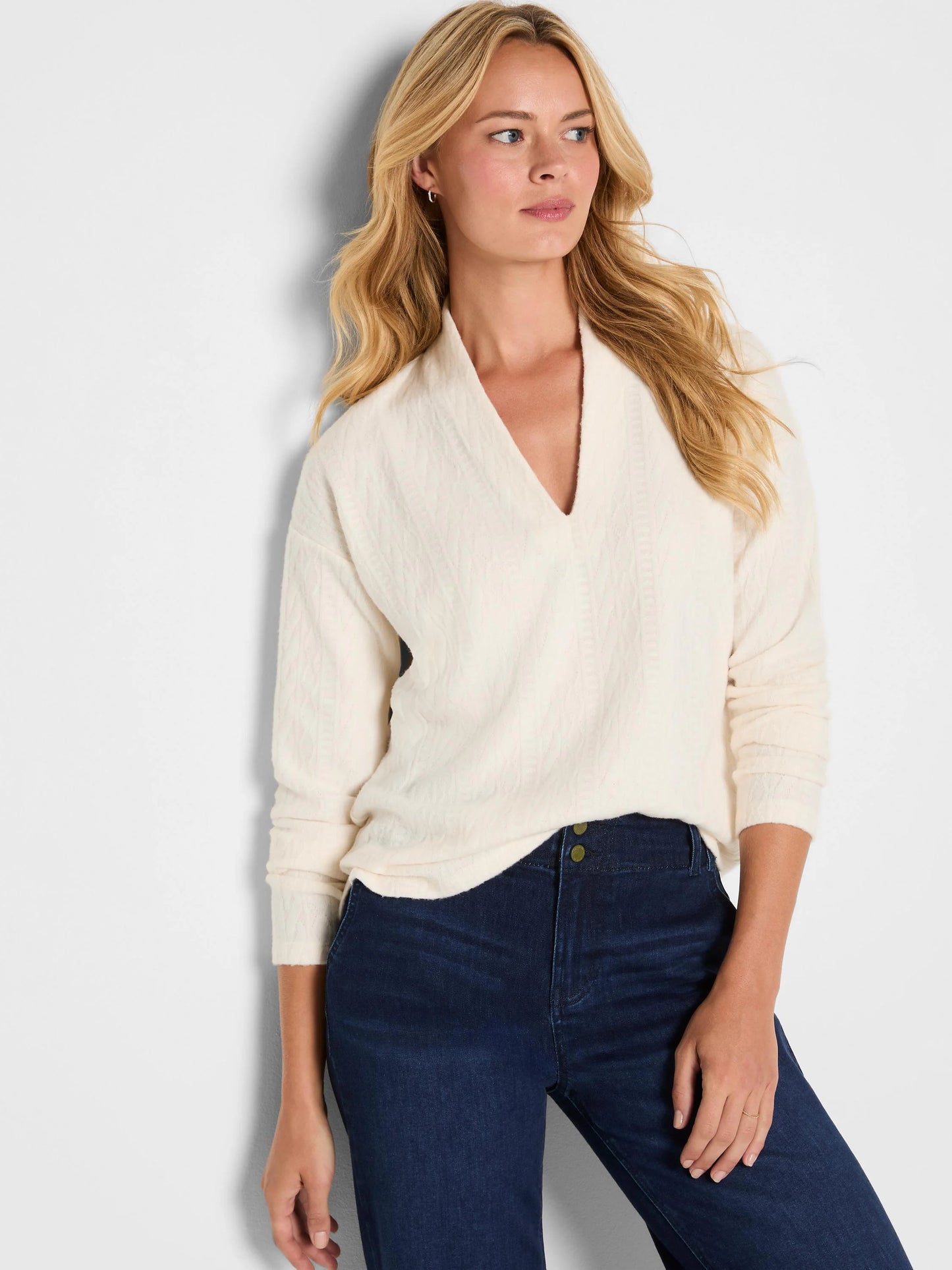 Cozy Cable Knit Top