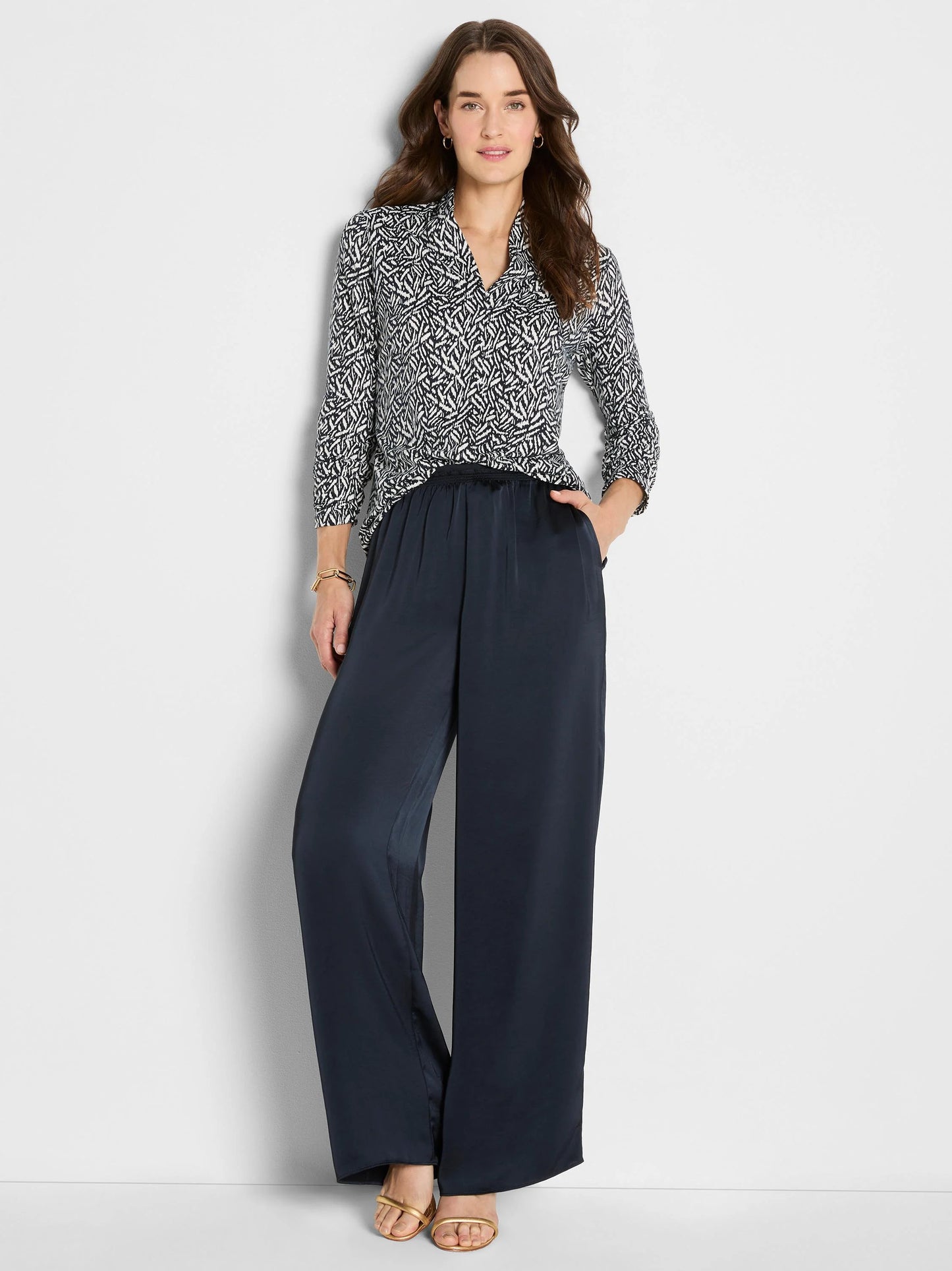 Geo Toss Knit Top