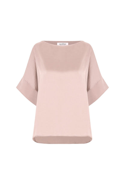 Bianca Short Sleeve Top Champagne