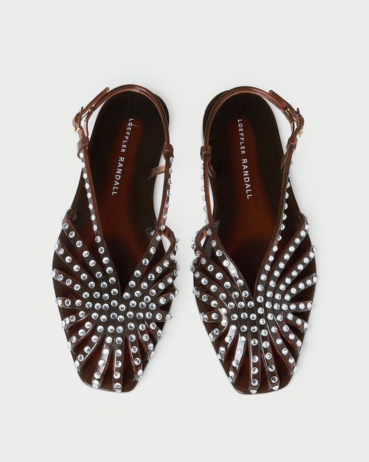 Devon Brown Jelly Slingback Sandal