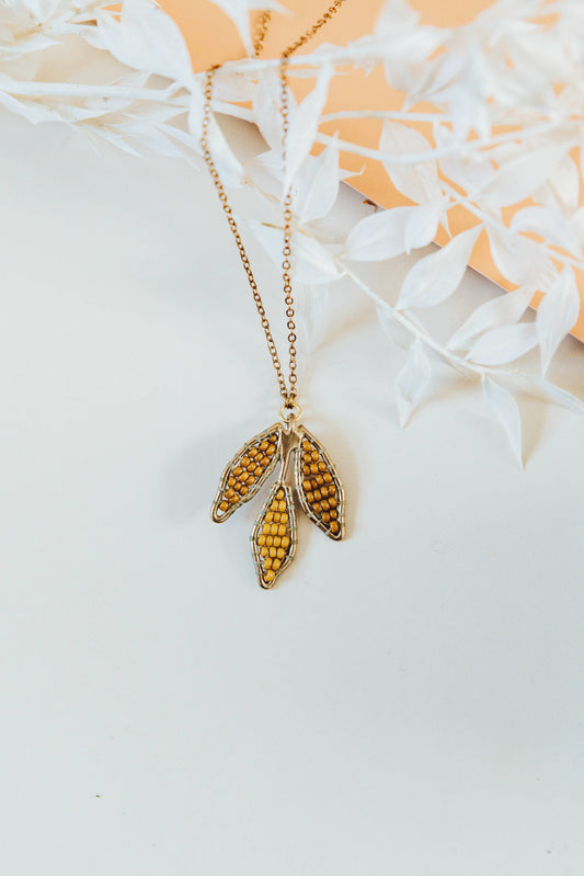 Tri Leaf Necklace 