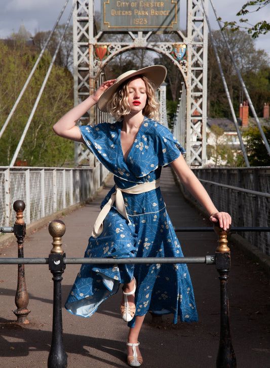 1930s 'Bessie' Wrap Beach Pyjama  - Eden