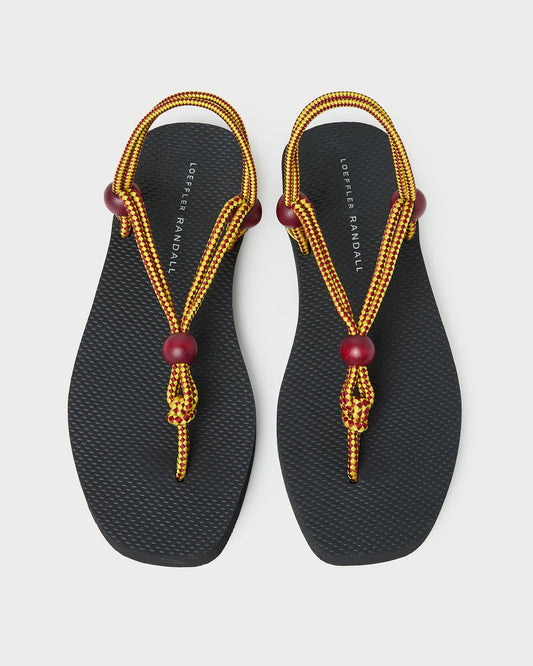 Mika Maroon/Yellow Sport Sandal