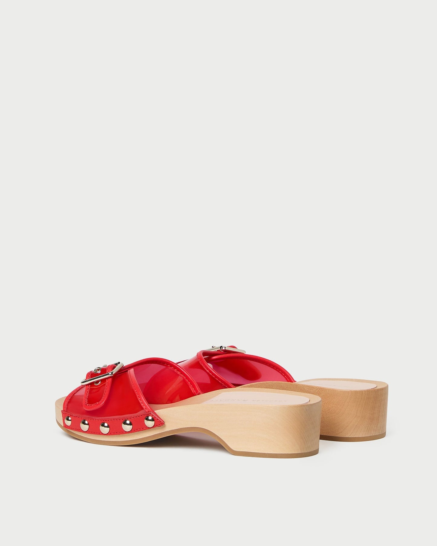 Paulie Red Studded Sandal