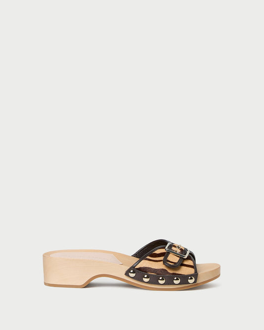 Paulie Zebra Studded Sandal